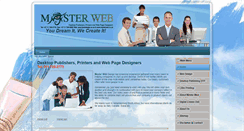 Desktop Screenshot of masterweb.co.za